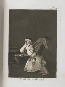 Plate from Los Caprichos, 1797-1798 by Francisco de Goya
